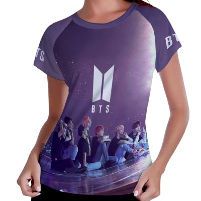 Camiseta Feminina - Raglan - BTS - Mod.06